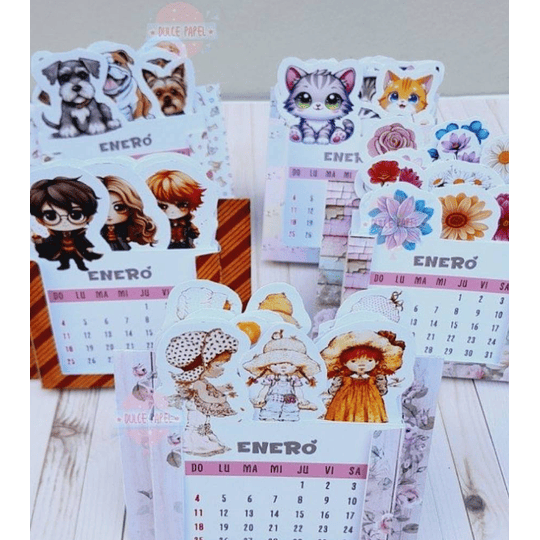 Diseños Plantillas Calendarios Carpita  2026 Archivos PDF