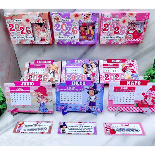 Diseños Plantillas Pack 4 Calendarios 2026 Archivos Power Point