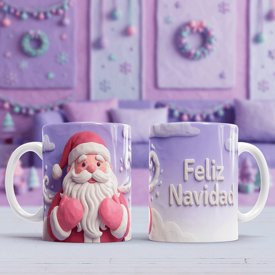10 Diseños Plantillas Tazas Navidad 45 Archivos PNG