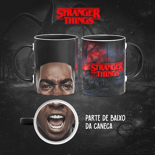 13 Diseños Plantillas Tazas Stranger Things Boca Archivos PNG