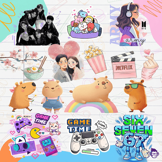 Diseños Plantilla Etiquetas Escolares Mascotas y Personajes 2026 Archivos Png