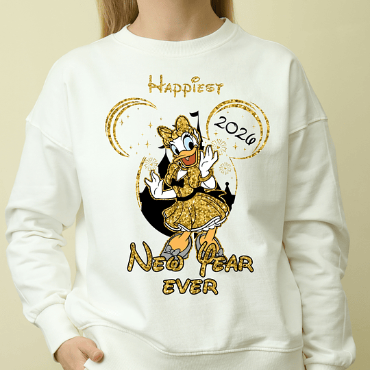 10 Diseños Plantillas Camisa Poleras Disney Año Nuevo 2026 Archivos PNG