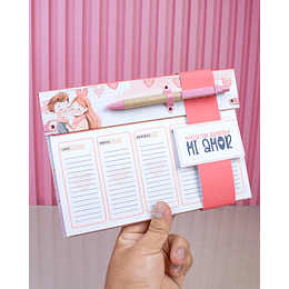 Plantillas de Diseño Organizador Diario San Valentín Archivos PDF y Studio