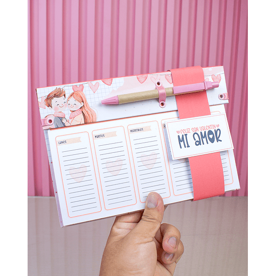 Plantillas de Diseño Organizador Diario San Valentín Archivos PDF y Studio