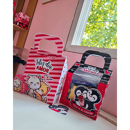 Plantillas de Diseño Bolsas con Visor San Valentín Archivos PDF