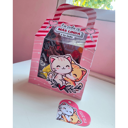 Plantillas de Diseño Bolsas con Visor San Valentín Archivos PDF