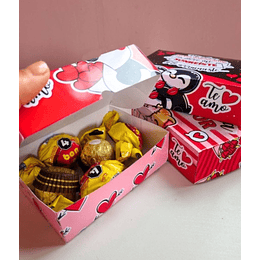 Plantillas de Diseño Bomboneras San Valentín Archivos PDF