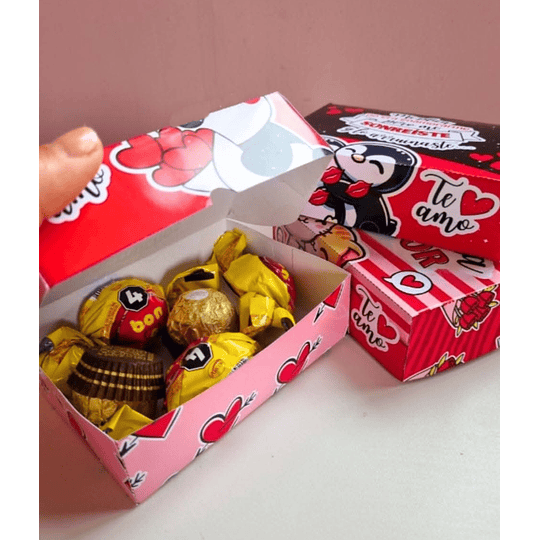 Plantillas de Diseño Bomboneras San Valentín Archivos PDF