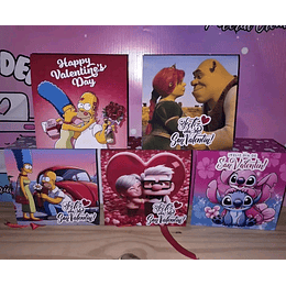 Plantillas de Diseño Cajas San Valentín Archivos PDF