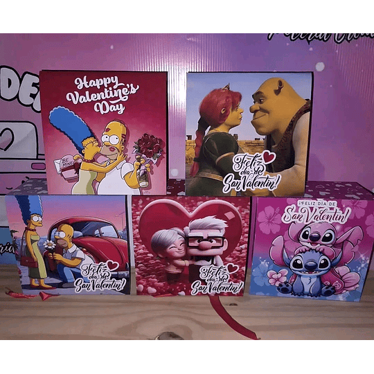 Plantillas de Diseño Cajas San Valentín Archivos PDF