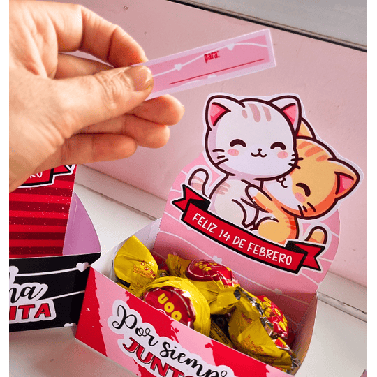 4 Plantillas de Diseño Mini Bandejas San Valentín Archivos PDF