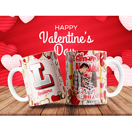 Plantillas de Diseño ABC Tazas Día del Amor Archivos PDF