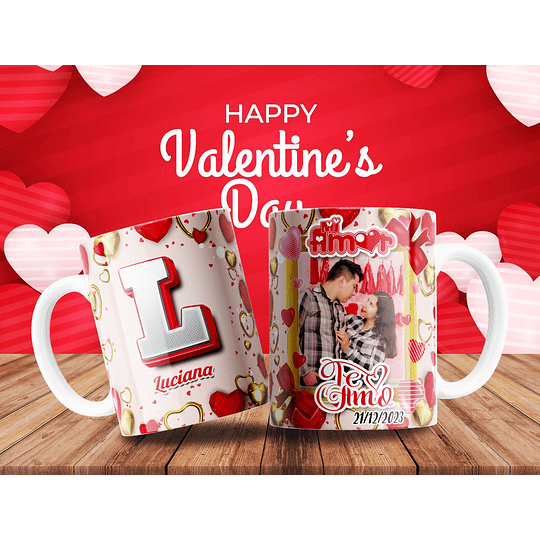 Plantillas de Diseño ABC Tazas Día del Amor Archivos PDF