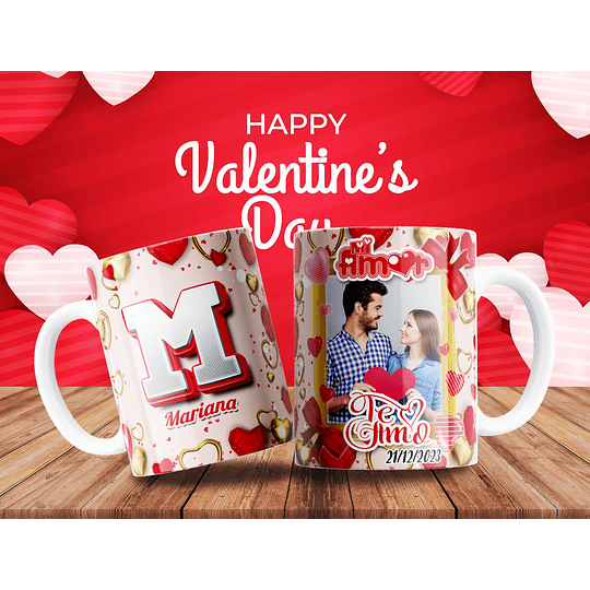 Plantillas de Diseño ABC Tazas Día del Amor Archivos PDF