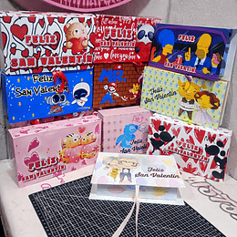 Plantillas de Diseño Cajas Virales San Valentín Archivos PDF