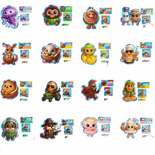 50 Plantillas de Diseño Etiquetas Archivos PNG