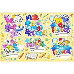 27 Plantillas de Diseño Pack Asignaturas 2026 Archivos PNG y Power Point