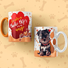 25 Plantillas de Diseño Tazas Mascotas 2 Archivos Editables PSD y JPG