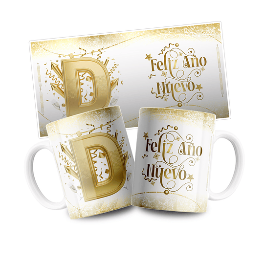 26 Plantillas de Diseño Tazas Año Nuevo Archivos PNG y Editables PSD