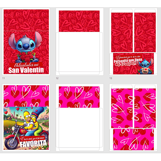 Plantillas de Diseño Cajas con Cinta San Valentín Archivos Power Point