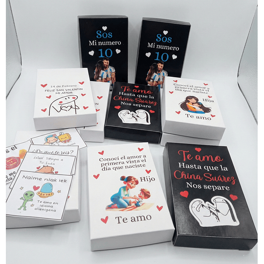 Plantillas de Diseño Cajas Deslizables San Valentín Archivos PDF