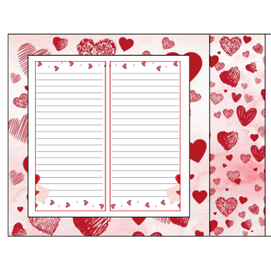 Plantillas de Diseño Cajas Deslizables San Valentín Archivos PDF