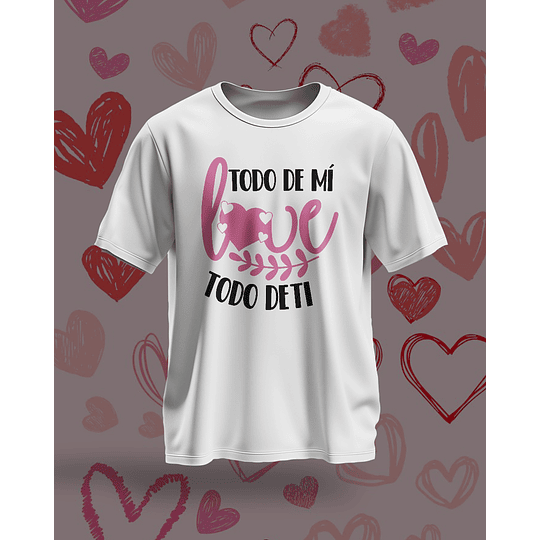 14 Plantillas de Diseño Remera Camiseta San Valentín Archivos PNG