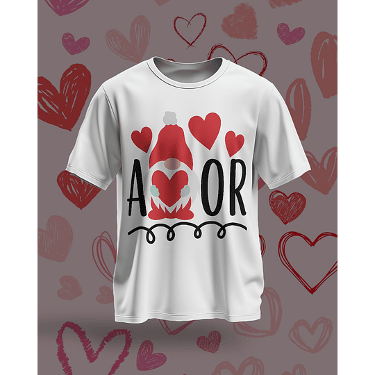 14 Plantillas de Diseño Remera Camiseta San Valentín Archivos PNG