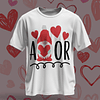 14 Plantillas de Diseño Remera Camiseta San Valentín Archivos PNG