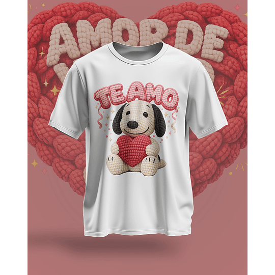 12 Plantillas de Diseño Remera Camiseta Snoopy San Valentín Archivos PNG