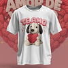 12 Plantillas de Diseño Remera Camiseta Snoopy San Valentín Archivos PNG