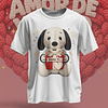 12 Plantillas de Diseño Remera Camiseta Snoopy San Valentín Archivos PNG