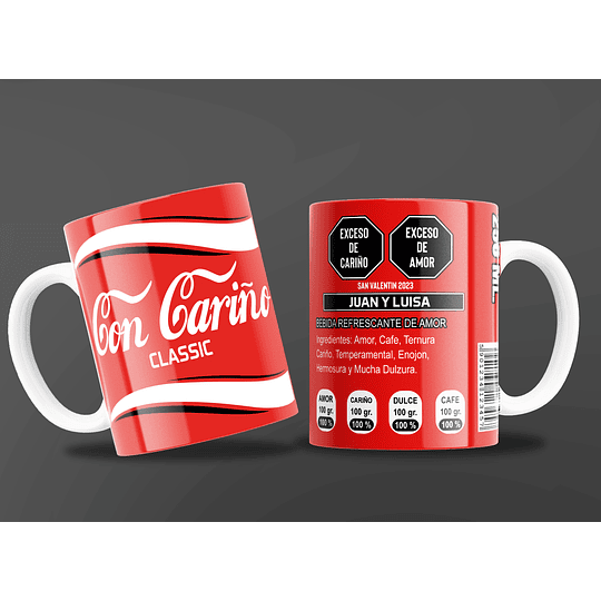 5 Plantillas de Diseño Tazas Bebidas San Valentín Archivos PNG y PSD