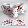 13 Plantillas de Diseño Tazas San Valentin Enamorados Archivos PNG