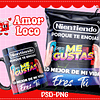 Plantillas de Diseño Tazas Golosinas San Valentín Archivos PNG y PSD