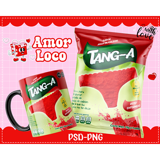Plantillas de Diseño Tazas Golosinas San Valentín Archivos PNG y PSD