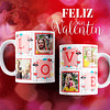 10 Plantillas de Diseño Tazas Love San Valentín Archivos Editables PSD