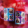 10 Plantillas de Diseño Tazas Love San Valentín Archivos Editables PSD