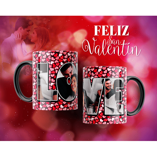 10 Plantillas de Diseño Tazas Love San Valentín Archivos Editables PSD