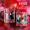 10 Plantillas de Diseño Tazas Love San Valentín Archivos Editables PSD