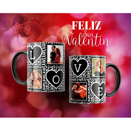 10 Plantillas de Diseño Tazas Love San Valentín Archivos Editables PSD