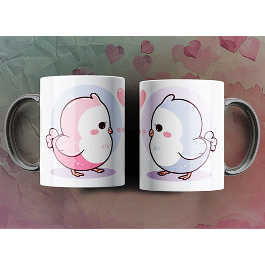6 Plantillas de Diseño Tazas Parejas San Valentín Archivos PNG