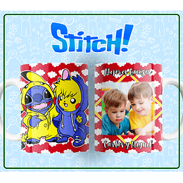 10 Plantillas de Diseño Tazas Stitch Mejores Amigos Archivos Editables PSD