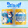 10 Plantillas de Diseño Tazas Stitch Mejores Amigos Archivos Editables PSD