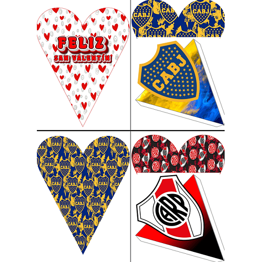 Plantillas de Diseño Cono Viral San Valentín Archivos PDF