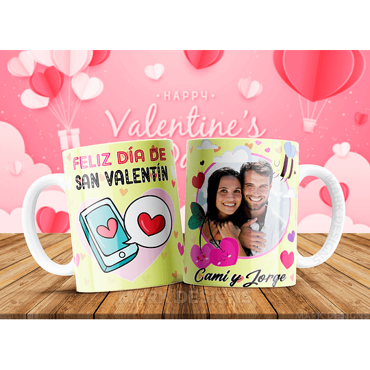 12 Plantillas de Diseño Tazas Feliz San Valentín Archivos PNG y Editable PSD