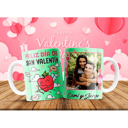 12 Plantillas de Diseño Tazas Feliz San Valentín Archivos PNG y Editable PSD