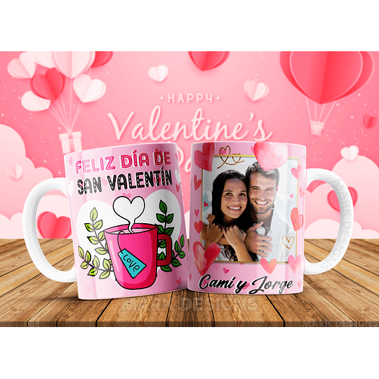 12 Plantillas de Diseño Tazas Feliz San Valentín Archivos PNG y Editable PSD