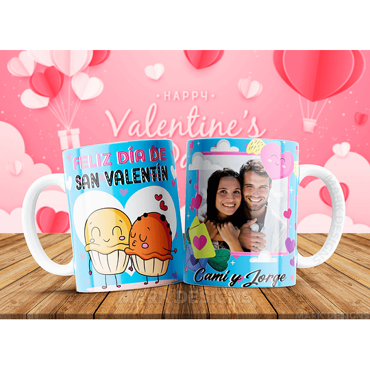 12 Plantillas de Diseño Tazas Feliz San Valentín Archivos PNG y Editable PSD