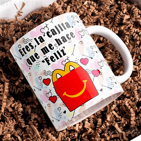 8 Plantillas de Diseño Tazas Frases San Valentín Archivos JPG y Editables PSD